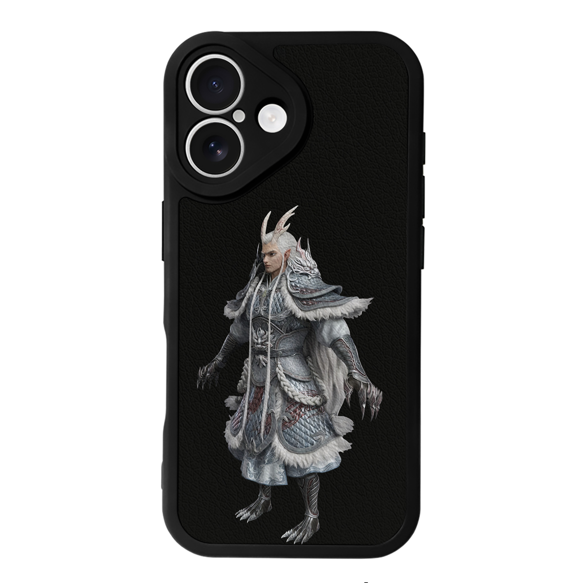 （画像用） Ne Zha 2 ナタ 魔童の大暴れ 【iPhone 16シリーズ対応】シリコンスマホケース（レザー調） 材質：シリコン